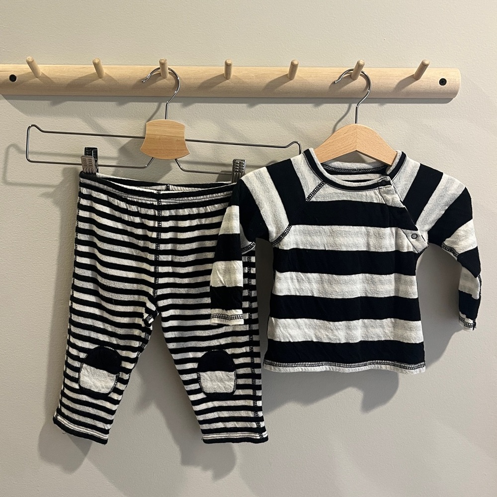NORDSTROM | Reversible Soft Two-Piece Set | 9 Mo
